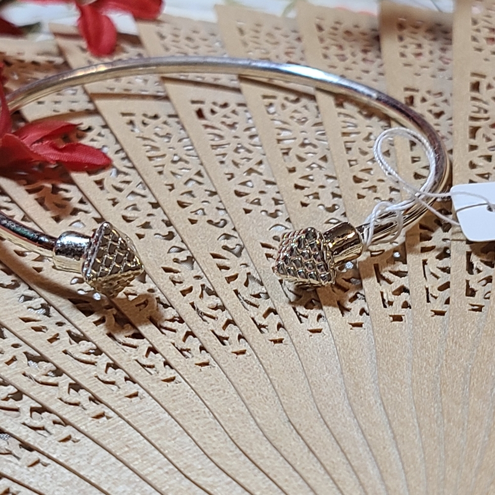 Elegant Silver Bracelet Solid Brass Bracelet - image 3